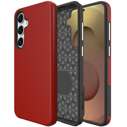 Miimall Handy Hülle für Samsung Galaxy S25 Plus Slim Case, Militärischer Schutz Handyhülle S25 +, Stoßfest Kratzfest Sturzsicher Anti-Fingerabdruck Hard Dünn Schutzhülle für Galaxy S 25Plus Cover Rot Miimall Handy Hülle für Samsung Galaxy S25 Plus Slim Case, Militärischer Schutz Handyhülle S25 +, Stoßfest Kratzfest Sturzsicher Anti-Fingerabdruck Hard Dünn Schutzhülle für Galaxy S 25Plus Cover Rot von Miimall