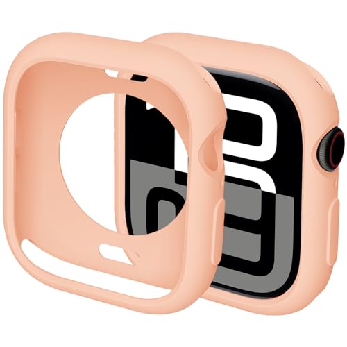 Miimall Hülle Kompatibel mit Apple Watch Series 10 Schutzhülle, Weiches TPU Gehäuse Ultradünne Kratzfestes Leichtgewicht Cover für iWatch 2024 42MM,Rosa Miimall Hülle Kompatibel mit Apple Watch Series 10 Schutzhülle, Weiches TPU Gehäuse Ultradünne Kratzfestes Leichtgewicht Cover für iWatch 2024 42MM,Rosa von Miimall