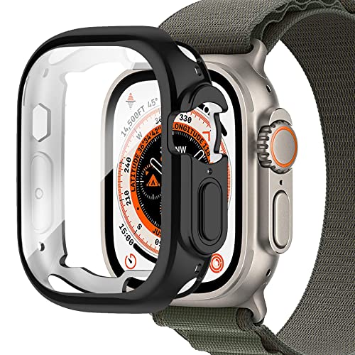 Miimall Hülle Kompatibel mit Apple Watch Ultra 49mm Schutzhülle Displayschutz, Flexibel TPU Kratzfest Rundum Schutz Cover Case für Apple iWatch Ultra 49mm Schwarz Miimall Hülle Kompatibel mit Apple Watch Ultra 49mm Schutzhülle Displayschutz, Flexibel TPU Kratzfest Rundum Schutz Cover Case für Apple iWatch Ultra 49mm Schwarz von Miimall