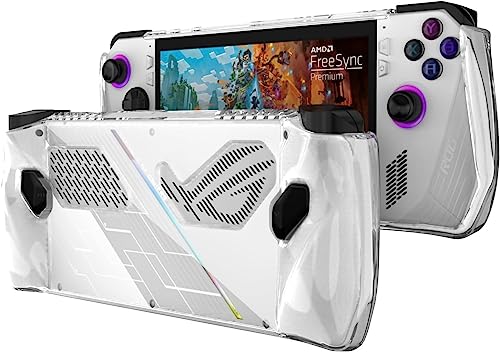 Miimall Klar Hülle Kompatibel mit ASUS ROG Ally Hülle, Ultradünn Transparent TPU Hülle ROG Ally Case Anti-Gelb Staubdicht Ölfest Stoßfest Schutzhülle für ASUS ROG Ally 2023 von Miimall