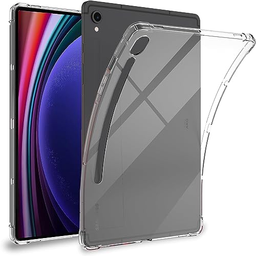 Miimall Klar Hülle Kompatibel mit Samsung Galaxy Tab S9 11" Hülle, Flexibler TPU Schutz Case Tab S9 Hülle Stoßfest Kratzfest Ultradünn Transparent Schutzhülle für Galaxy Tab S9 11 Zoll 2023 von Miimall