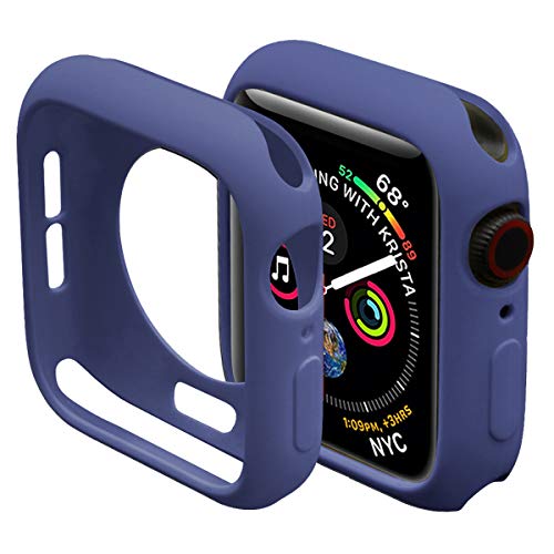 Miimall Kompatibel mit Apple Watch 42mm Schutzhülle Serie 3/2/1, Flexible TPU Hülle Abdeckung Stoßfest Schutz Bumper Case für Apple Watch Serie 3/2/1 - Blau von Miimall