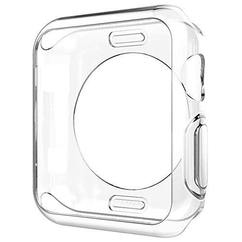 Miimall Kompatibel mit Apple Watch Series 6/SE/5/4 40mm Hülle, Flexible TPU Schutzhülle Stoßfest Schutz Bumper Case für Apple Watch Serie 5/4 - Klar von Miimall