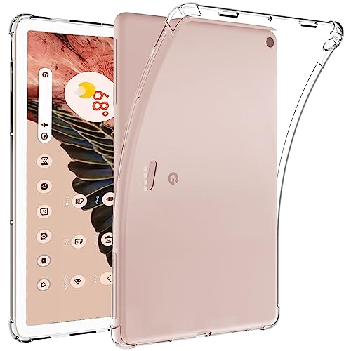 Miimall Kompatibel mit Google Pixel Tablet Hülle, Transparent Ultradünn TPU Kratzfest Anti Drop Voller Schutz Durchsichtig Case für Google Pixel Tablet 2023 Klar von Miimall