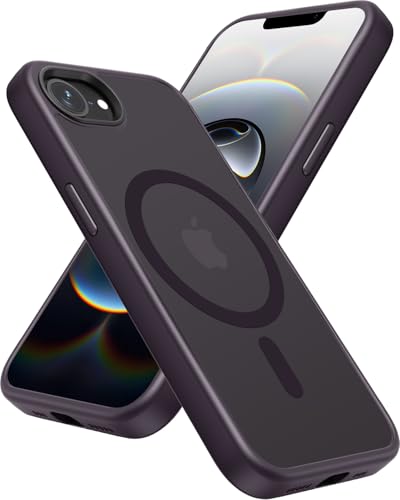 Miimall Matt Handyhülle für iPhone 16e Hüllen für MagSafe, Induktives Laden Kompatibel, Durchscheinende Anti-Kratzen Staubschutz Militärschutz Dünn Thin Hard Back Cover für iPhone16 e/SE4 Case Lila Miimall Matt Handyhülle für iPhone 16e Hüllen für MagSafe, Induktives Laden Kompatibel, Durchscheinende Anti-Kratzen Staubschutz Militärschutz Dünn Thin Hard Back Cover für iPhone16 e/SE4 Case Lila von Miimall