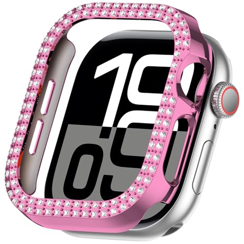 Miimall PC Hülle Kompatibel mit Apple Watch 10 Schutzhülle 46mm, Kabelloses Laden Kompatibel Anti-Fall Vollständiger Schutz Case für Apple Watch 10 46mm Displayschutz, Galvanisiertes Rosa Miimall PC Hülle Kompatibel mit Apple Watch 10 Schutzhülle 46mm, Kabelloses Laden Kompatibel Anti-Fall Vollständiger Schutz Case für Apple Watch 10 46mm Displayschutz, Galvanisiertes Rosa von Miimall