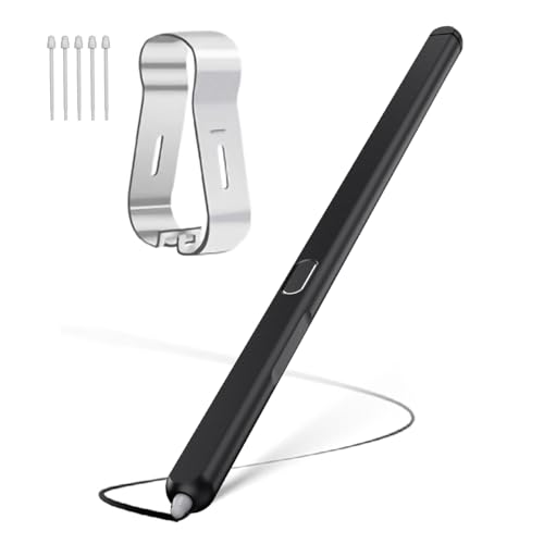 Miimall Pen Fold Edition Kompatibel mit Samsung Galaxy Z Fold 5 Stift, [5 Stück Silikon Abnehmbarer Ersatz Spitzen] [Glättes Schreiben] Fold 5 Stift Ersatz Pen Stylus für Galaxy Z Fold 5-Schwarz von Miimall