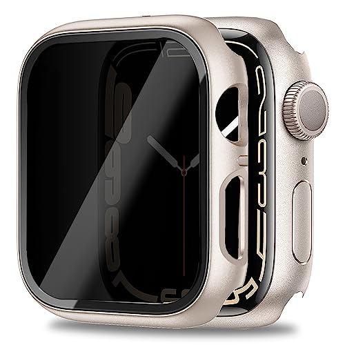 Miimall Schutzhülle Kompatibel mit Apple Watch Series 6/SE/5/4 40mm Hülle mit Sichtschutzfolie, Robust PC Kratzfest Rahmen mit 9H Blickschutzfolie Anti-Spy Privacy Case für iWatch 40mm -Polarstern Miimall Schutzhülle Kompatibel mit Apple Watch Series 6/SE/5/4 40mm Hülle mit Sichtschutzfolie, Robust PC Kratzfest Rahmen mit 9H Blickschutzfolie Anti-Spy Privacy Case für iWatch 40mm -Polarstern von Miimall