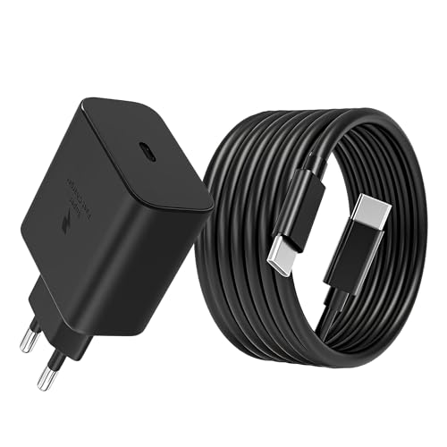 45W USB C Ladegerät, Schnellladegerät PD 3.0 Netzteil mit Ladekabel USB-C Schnellladekabel 2 m für Samsung Galaxy S25/S24/S23/S22/S21 Ultra/Plus/S20FE/Note20/A55 A54 A53 5g A52 A51 A50 A34 A33 A15 45W USB C Ladegerät, Schnellladegerät PD 3.0 Netzteil mit Ladekabel USB-C Schnellladekabel 2 m für Samsung Galaxy S25/S24/S23/S22/S21 Ultra/Plus/S20FE/Note20/A55 A54 A53 5g A52 A51 A50 A34 A33 A15 von Mijun