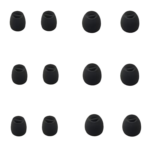 Mijusun Kleine Ohrstöpsel, extra klein, Ersatz für kabellose, kabelgebundene In-Ear-Kopfhörer, passend für 4,0 mm - 5,5 mm Düsen, Schwarz Mijusun Kleine Ohrstöpsel, extra klein, Ersatz für kabellose, kabelgebundene In-Ear-Kopfhörer, passend für 4,0 mm - 5,5 mm Düsen, Schwarz von Mijusun