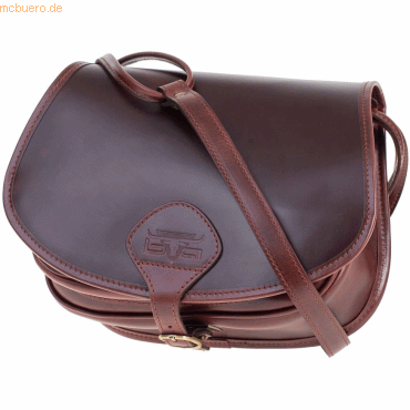 Mika Damentasche Allison Sattelleder 26x12x20cm braun Mika Damentasche Allison Sattelleder 26x12x20cm braun von Mika
