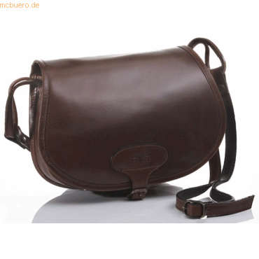 Mika Damentasche Bonny Sattelleder 23x8x18 braun von Mika
