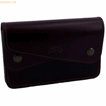 Mika Geldbörse Sattelleder 15x4x9,5cm braun Mika Geldbörse Sattelleder 15x4x9,5cm braun von Mika