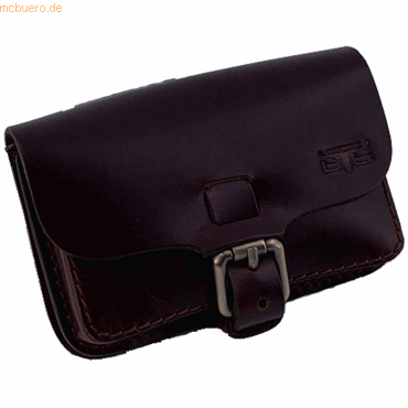 Mika Gürteltasche M Querformat Sattelleder 15x5x11cm braun Mika Gürteltasche M Querformat Sattelleder 15x5x11cm braun von Mika