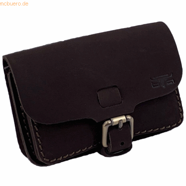 Mika Gürteltasche M Querformat Sattelleder 15x5x11cm dunkelbraun matt Mika Gürteltasche M Querformat Sattelleder 15x5x11cm dunkelbraun matt von Mika