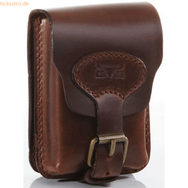 Mika Gürteltasche S Hochformat Sattelleder 12,5x6x9cm braun Mika Gürteltasche S Hochformat Sattelleder 12,5x6x9cm braun von Mika