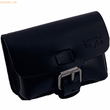 Mika Gürteltasche S Querformat Sattelleder 12x4x9cm schwarz Mika Gürteltasche S Querformat Sattelleder 12x4x9cm schwarz von Mika