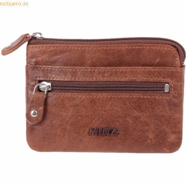 Mika Schlüsseletui RFID Leder 11x8x1cm braun Mika Schlüsseletui RFID Leder 11x8x1cm braun von Mika
