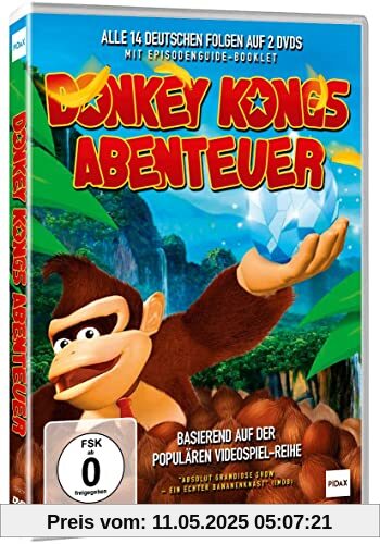 Donkey Kong`s Abenteuer (OT: Donkey Kong Country) Basierend auf dem populären Videospiel - Alle 14 deutsch synchronisierten Folgen der preisgekrönten Kultserie mit Episodenguide-Booklet [2 DVDs] von Mike Fallows