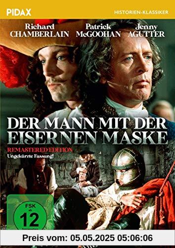 Der Mann mit der eisernen Maske - Remastered Edition / Hervorragende Verfilmung des berühmten Romans von Alexandre Dumas in der ungekürzten Fassung (Pidax Historien-Klassiker) von Mike Newell