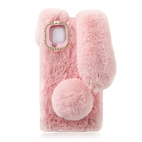 Mikikit Flauschige Plüschhülle für A12/ /F12, Süßer Hase Pelzige Mädchen Cover 3D Tier Fuzzy Schutzhülle Kaninchen Haar Kawaii Spielzeug Spaß Frauen Telefon Shell für F12 Rosa Mikikit Flauschige Plüschhülle für A12/ /F12, Süßer Hase Pelzige Mädchen Cover 3D Tier Fuzzy Schutzhülle Kaninchen Haar Kawaii Spielzeug Spaß Frauen Telefon Shell für F12 Rosa von Mikikit