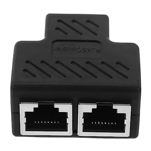 Mikikit 1 Ethernet-koppler Ethernet-Splitter Mit Hoher Geschwindigkeit Ethernet-Port-Splitter Ethernet-Adapter Internet-Splitter Ethernet-Kabel-Splitter Plastik Rj45 Einzel Stecker von Mikikit