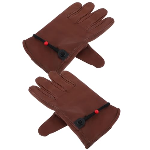 Mikikit 1 Paar Anti-verbrühungs-handschuhe Zum Grillen Holzbearbeitungshandschuhe Motorradfahrhandschuhe Handschuhe Für Die Lebensmittelzubereitung Brown Oberschicht Rindsleder Mikikit 1 Paar Anti-verbrühungs-handschuhe Zum Grillen Holzbearbeitungshandschuhe Motorradfahrhandschuhe Handschuhe Für Die Lebensmittelzubereitung Brown Oberschicht Rindsleder von Mikikit