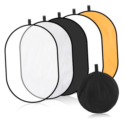 Mikikit 1 Satz Fotografie Reflektoren Kamera Reflektor Reflektorfotografie Lichtreflektoren für die Fotografie Tragbarer Reflektor Fotografie mit Lichtdiffusor Im Freienfotozubehör Nylon Mikikit 1 Satz Fotografie Reflektoren Kamera Reflektor Reflektorfotografie Lichtreflektoren für die Fotografie Tragbarer Reflektor Fotografie mit Lichtdiffusor Im Freienfotozubehör Nylon von Mikikit
