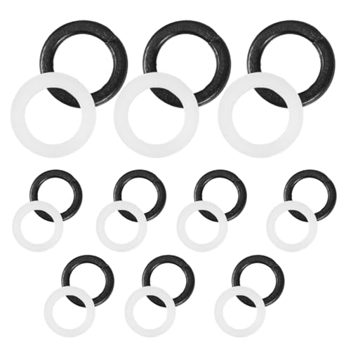 Mikikit 10Paare Gitarren Tuner Unterlegscheiben Stimmgerät Dichtungen für Gitarrenabstandshalter Robust und Langlebig für Präzises Tuning und Einfache Installation Mikikit 10Paare Gitarren Tuner Unterlegscheiben Stimmgerät Dichtungen für Gitarrenabstandshalter Robust und Langlebig für Präzises Tuning und Einfache Installation von Mikikit