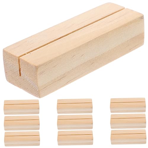Mikikit 10Stücke Teiliges Tischkartenhalter aus Stabiler Memo Clip für Visitenkarten DIY Foto Display für Hochzeiten Partys und Bürodekoration Langlebig von Mikikit