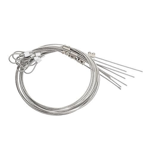 Mikikit 10st Lichterketten Für Absturzsicherungen Torzugschloss Gate-kabel Riegeltoröffner Torriegel-zugkabel Schleusenöffner Hinterhoftürabzieher Tor Schnur Rostfreier Stahl Silver von Mikikit