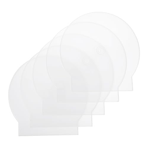 Mikikit Cd-hüllen-Set 15-teilig Clamshell-cd-/DVD-hülle Weißes DVD-Rack Und Einfach Zu Bedienen von Mikikit