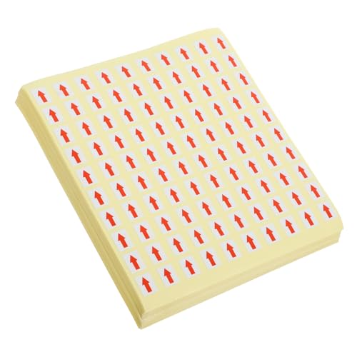 Mikikit 180 Blatt Etikett Nacharbeiten Abziehbilder Etiketten Schwarz Diese Seite Nach Oben Etiketten Selbstklebende Codieretiketten Indikator-Tags Baby Aufkleber Tafel Papier von Mikikit