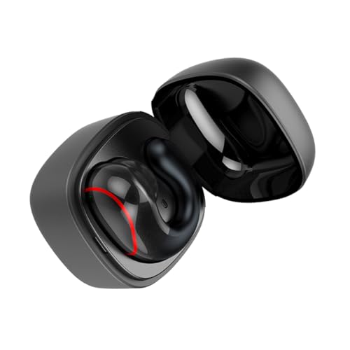 Mikikit 1Satz Drahtloser Einzelner Kopfhörer Wasserdichtes Mini Sport Headset in Schwarz Knochenleitungstechnologie Für Optimalen Klangqualität Mikikit 1Satz Drahtloser Einzelner Kopfhörer Wasserdichtes Mini Sport Headset in Schwarz Knochenleitungstechnologie Für Optimalen Klangqualität von Mikikit