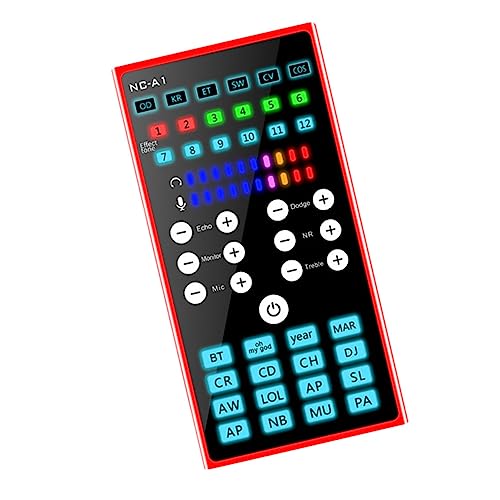 Mikikit Soundkarte für - Kompaktmixer Externe Soundkarten Rauschunterdrückung Computer-stimmänderungsgerät Mikikit Soundkarte für - Kompaktmixer Externe Soundkarten Rauschunterdrückung Computer-stimmänderungsgerät von Mikikit