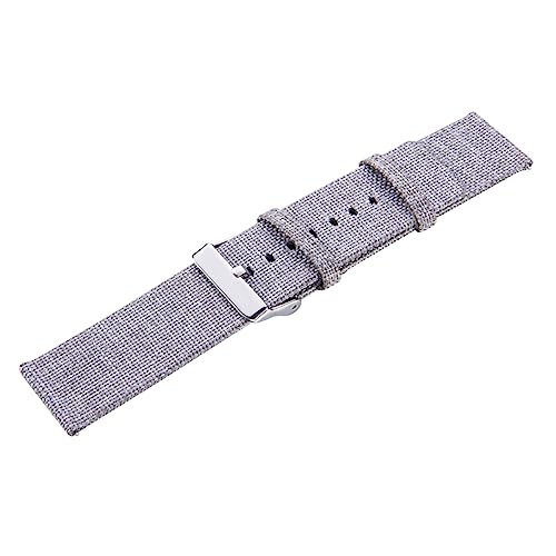 Mikikit Elegantes 46-mm-uhrenarmband Einfach Zu Installierendes Nylon-Canvas-Armband Uhrenzubehör Hellgrau Mikikit Elegantes 46-mm-uhrenarmband Einfach Zu Installierendes Nylon-Canvas-Armband Uhrenzubehör Hellgrau von Mikikit
