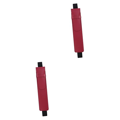 Mikikit 2 Stück Stylus Pen Ledertasche Stilvolle Schreibstift-aufbewahrung Pu-Ledertasche Kompakte Tragetasche Gummiband Für Mikikit 2 Stück Stylus Pen Ledertasche Stilvolle Schreibstift-aufbewahrung Pu-Ledertasche Kompakte Tragetasche Gummiband Für von Mikikit