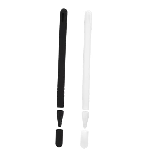 Mikikit 2 Sätze Stiftetui aus Silikon Bleistifthüllen dekorative Bleistifthülle bleistifte Stifthüllen aus Silikon Bleistifthülle aus Silikon Handschrift Mäppchen schmücken Schutzhülle von Mikikit