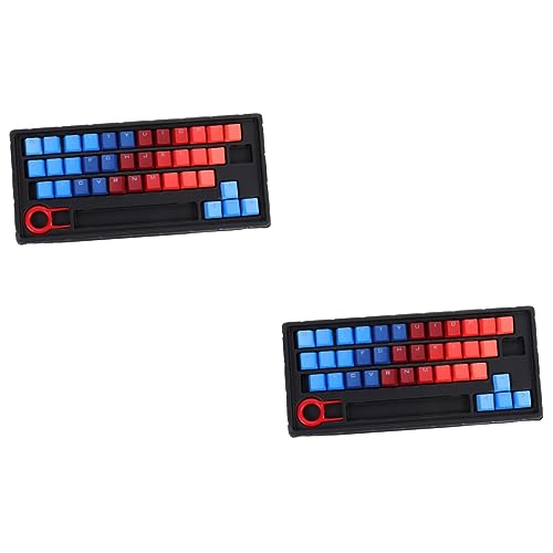 Mikikit 2 Sätze Tastenkappe Gaming-tastatur Mechanisch Computertastaturen Mechanische Tastatur Tastaturzubehör Tastaturschutz Tastatur Wechseln Computer Tastatur Pbt Wort Durch von Mikikit