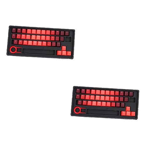 Mikikit 2 Sätze Tastenkappe Gaming-tastatur Mechanisch Tastaturschutz Tastaturzubehör Ornament-sets Mechanische Tastatur Computertastaturen Tastatur Wechseln Pbt Schalter Einzigartig von Mikikit