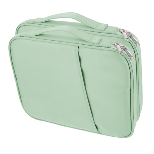Mikikit 2 Stück Tablet-Tasche Beutel Tablet-Tragetasche Veranstalter Reisen Männer Tablette Taschen-E-Reader Taschenorganisator Herren-Reisetasche aus Leder Polyester Green Mikikit 2 Stück Tablet-Tasche Beutel Tablet-Tragetasche Veranstalter Reisen Männer Tablette Taschen-E-Reader Taschenorganisator Herren-Reisetasche aus Leder Polyester Green von Mikikit