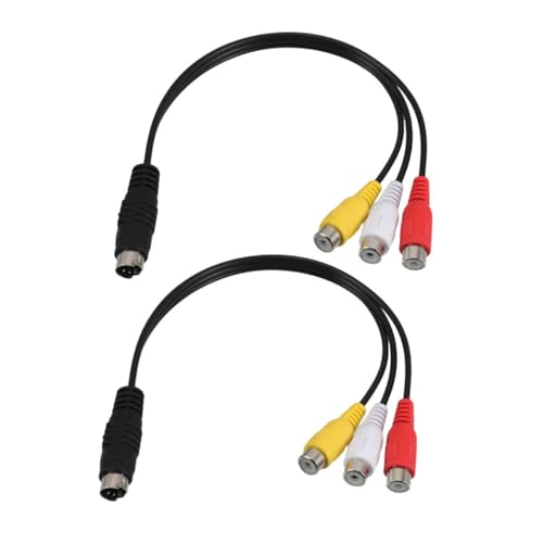 Mikikit 2 Stück Videoadapter Kabelwechsel Für Videos Audio-video-kabel Videodrähte Audio -videokabelkabeladapte Adapterkabel Für Video Adapterdraht Für Video Kabelumrechnungskabel Plastik Mikikit 2 Stück Videoadapter Kabelwechsel Für Videos Audio-video-kabel Videodrähte Audio -videokabelkabeladapte Adapterkabel Für Video Adapterdraht Für Video Kabelumrechnungskabel Plastik von Mikikit