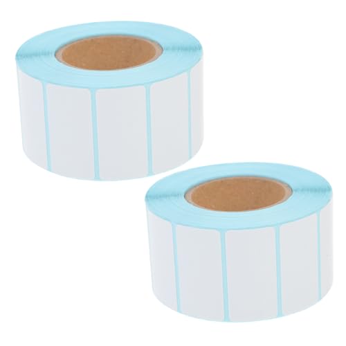Mikikit 2Rollen Selbstklebende Thermoetiketten Kratzfest Wasser und Ölbeständig für Adress und Versandetiketten Einfach zu Bedienen und Langlebig von Mikikit