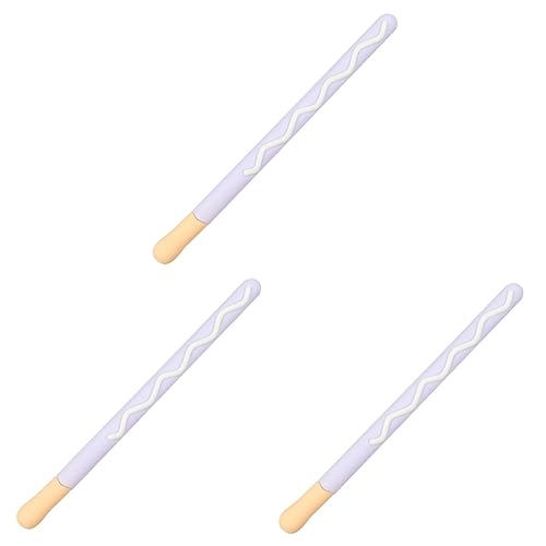 Mikikit 3 STK Federmäppchen Rosa Federmäppchen Stylus-hülle Federmäppchen Aus Silikon Lila Spitze Aus Silikon Federmäppchen Rosa Staubdicht Violett Stift Zweite Generation von Mikikit