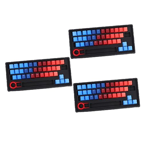 Mikikit 3 Sätze Tastenkappe Gaming-tastatur Mechanisch Tastaturschutz Computertastaturen Mechanische Tastatur Tastaturzubehör Computer Tastatur Tastatur-dekor Einzigartig Pbt von Mikikit