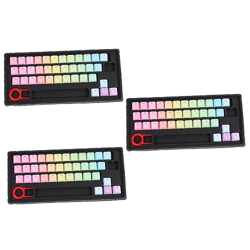 Mikikit 3 Sätze Tastenkappe Tastaturzubehör Computertastaturen Tastaturschutz Computer Tastatur Tastatur-dekor Einzigartige Tastaturkappen Tastatur Versorgung Mechanisch Schmücken Pbt von Mikikit