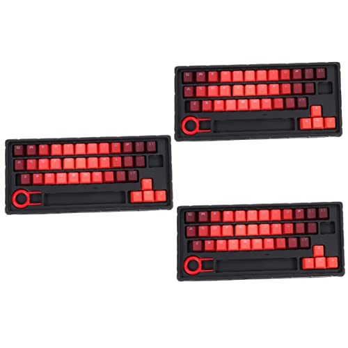 Mikikit 3 Sätze Tastenkappe Tastaturzubehör Ornament-sets Tastaturschutz Computertastaturen Tastatur Wechseln Einzigartige Tastaturkappen Tastatur Versorgung Mechanisch Pbt Schalter von Mikikit