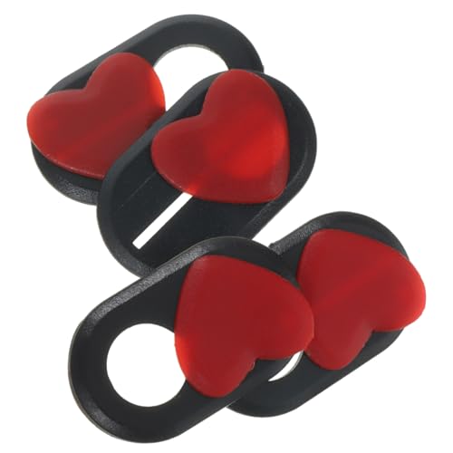 Mikikit 4 Stück Bänder Schuhclips Mit Druckknopf Für Pumps Teppichklebeband Dichtungsmittel Elektrischer Antrieb Faltbare Webcam Abdeckung Für Privatsphäre Luxuriöse Schuhclips von Mikikit