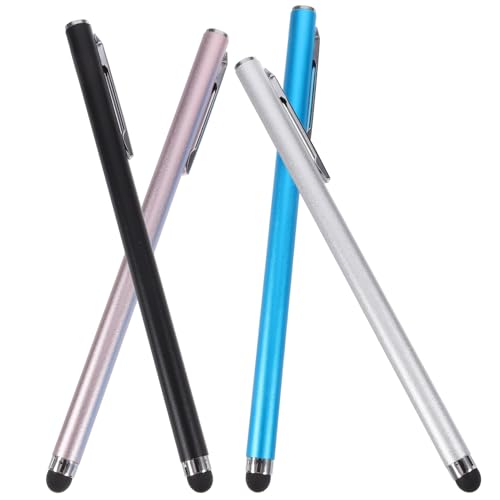 Mikikit Hochkapazitiver Eingabestift Für Tablets Präzisions-zeigerstift Sanftes Schreiben Keine Kratzer Auf Dem Bildschirm Schwarz/Silber Mikikit Hochkapazitiver Eingabestift Für Tablets Präzisions-zeigerstift Sanftes Schreiben Keine Kratzer Auf Dem Bildschirm Schwarz/Silber von Mikikit