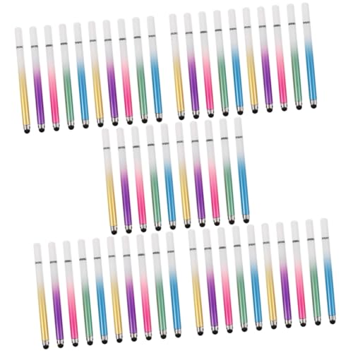 Mikikit 50 Stück Touchscreen Malstift Universeller Eingabestift Bildschirm Touch Tragbarer Eingabestift Praktischer Eingabestift Tablet Für Touchscreen Empfindlichkeit von Mikikit